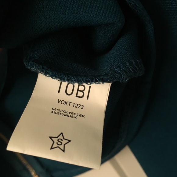 NWOT Tobi Teal Cutout Top, Size S - Picture 8 of 8